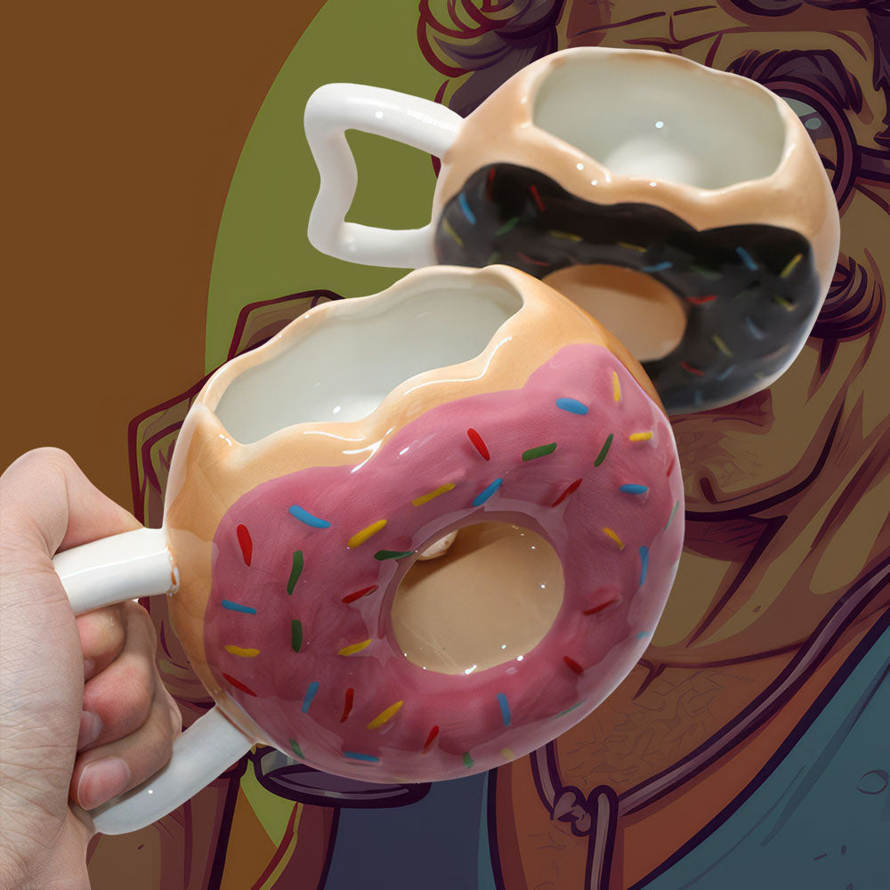 Mug Donuts Rose