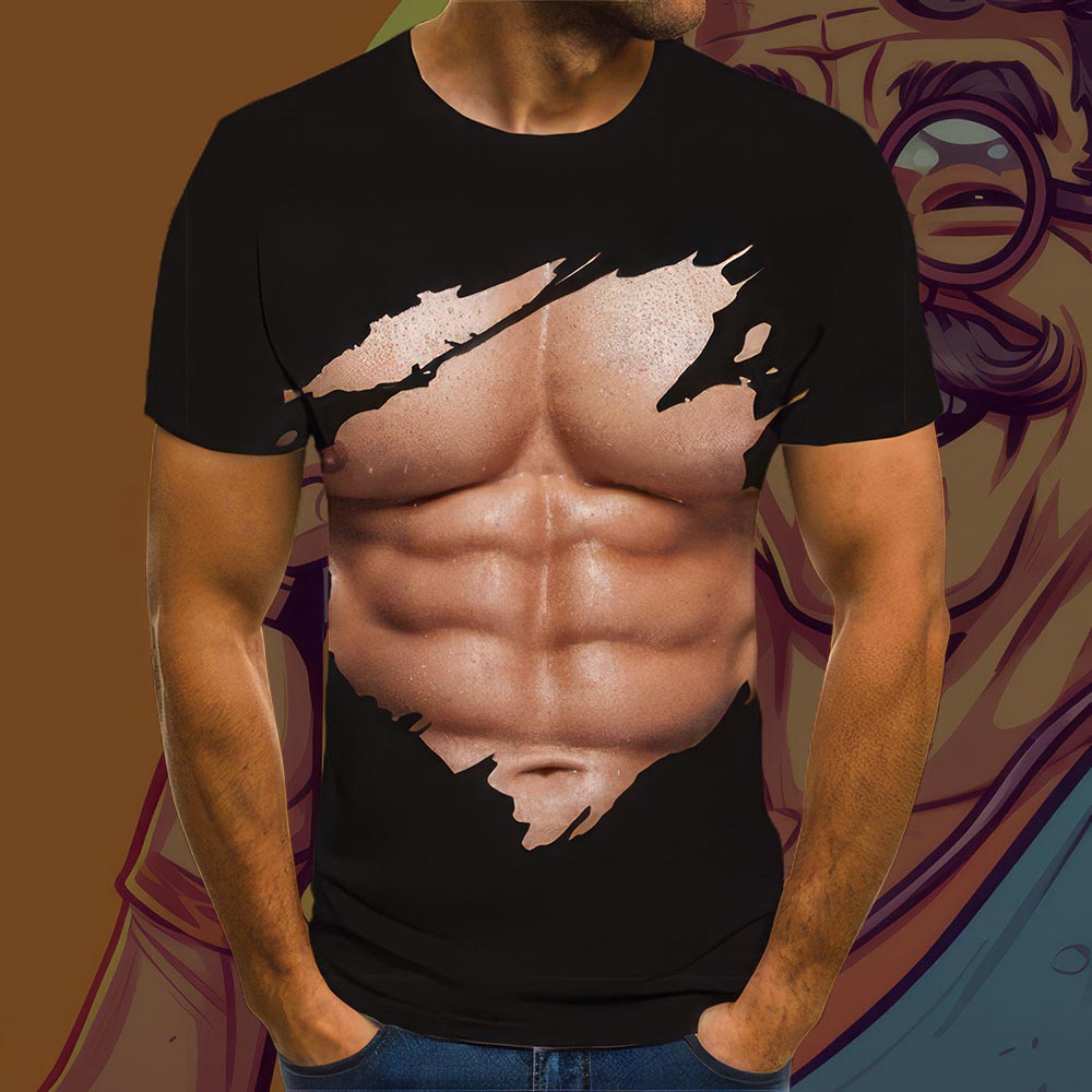 T-Shirt Fake Muscle