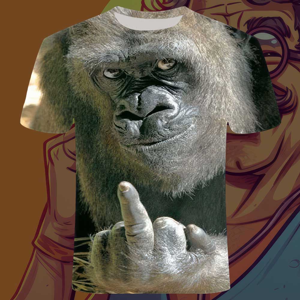 T-Shirt Gorille Vulgaire