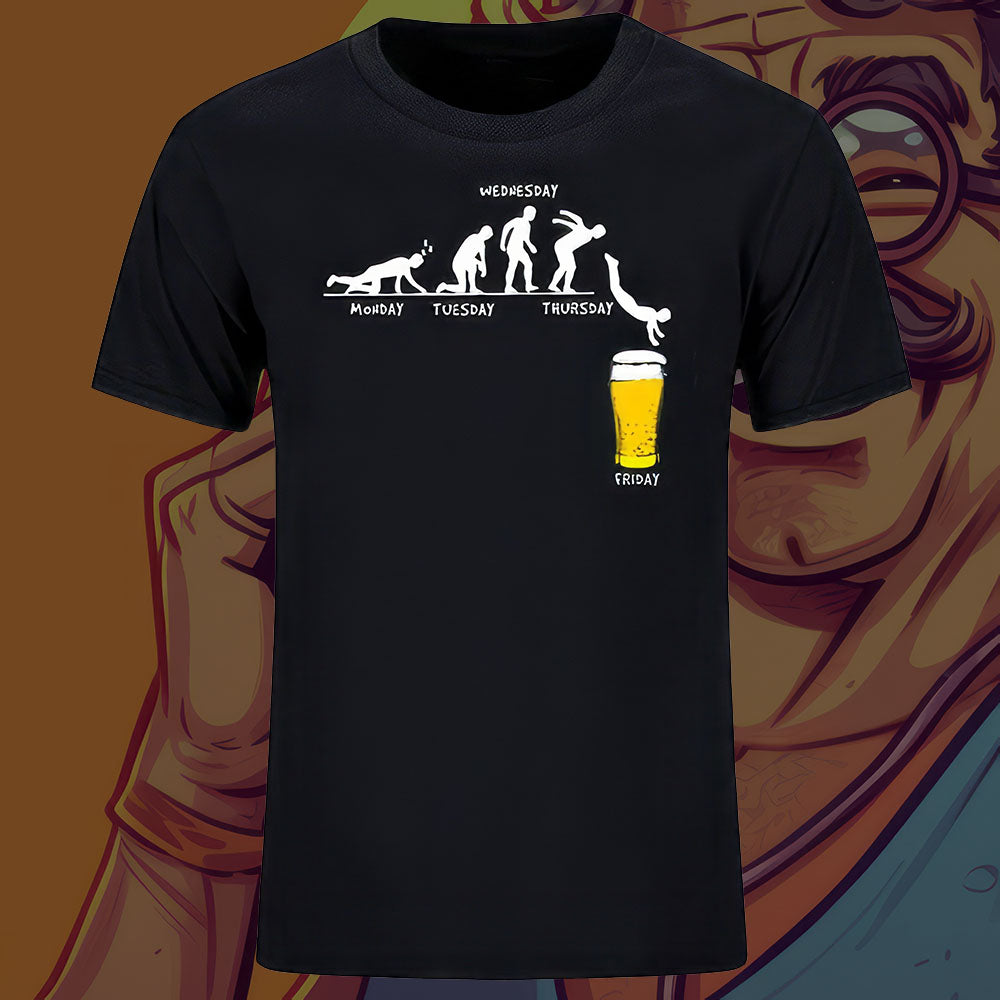 T-Shirt Evolution Bière